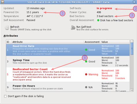 linux hard drive failure test|signs of failing hard drive.